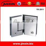 Simple Glass Sliding Door Bathroom Shower Cabin With Frameless Glass Hinges Bath Room thumbnail-2