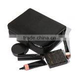 Black pu Leather Designer Makeup Bag With Professional thumbnail-3