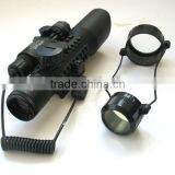 Tactical 3-10X42+G M9A Rifle Scope Red Green Mil-Dot Reticle With Green Laser Scope Side Mounted thumbnail-1