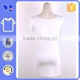 White Printing Round Neck Short Tee -shirt thumbnail-2