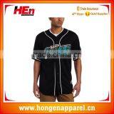 Hongen Apparel Fully Sublimation Colourful Custom Baseball Jerseys Bottons Shirt Baseball T-shirts thumbnail-1