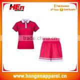 Hongen customized popular tennis wear china manufacture/Girls Tennis Outfits