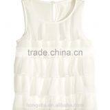 2016 Children Little Girls Flowy Tiered Sleeveless Top HST8035 thumbnail-4