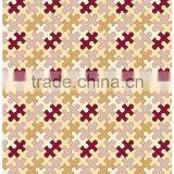 Geometric Design Screen Stamped Plush Mink Royal Blanket Travel Blanket Fleece Blanket