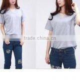 100% Cotton 160gsm, Custom Women's T-shirt , V-neck thumbnail-2