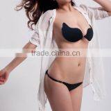 Deep Cleavage v Sexy Invisible Strapless Shelf Bra thumbnail-1