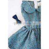 Elastic Waist Girl Child Dress Back Zipper Girls Party Dresses Detached Baby Bloomers thumbnail-6