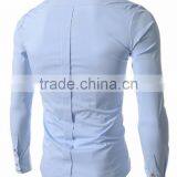 Factory Supply Cheap Long Sleeve Men White Business Dress Shirt thumbnail-3