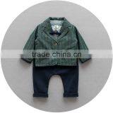 S17747A Autumn Kids Clothing Wholesale Price Three-piece Boys Gentleman Sets thumbnail-4
