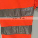 Polyester Inner Brush Fleece Jacket Safety Sweatshirt Meet EN ISO20471 thumbnail-5