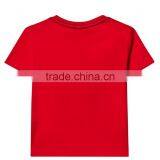 Red Color Print Funny Kids Custom t Shirt Boy Slim Fit Shirts Wholesale thumbnail-2