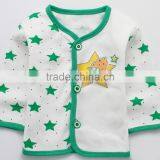 Long Sleeve Cotton Soft Star Pattern Cheap Newborn Baby Clothing Set thumbnail-2