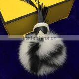 Multicolor and Stylish Monster Fur Keychain
