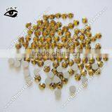 Flat Back Crystal SS16 Gold Hematite Crystal Dorado Rhinestone thumbnail-1
