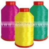 Polyester filament embroidery thread