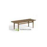 Custom Antique Modern Round Coffee Table , High Gloss Square Walnut Wooden Coffee Table