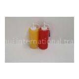 Red / Yellow 11.5oz Mustard Ketchup Dispensers , Kitchen Products thumbnail-1