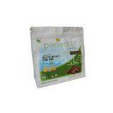 Chocolate Food Grade Flat Pouch Packaging Plastic Pouches With Zipper