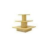 Grocery Wooden Display Stands , 3 Layer Toy Gift Store Fixture for Exhibitions, Shopping and Commerc