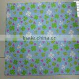 100% Cotton Lady Embroidery Handkerchief in White Background