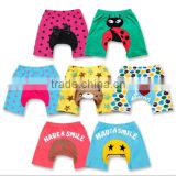 7 styles mixed colorful cotton short baby tight pants