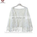 2016 Hot Sale Tassels Hollowed Laides Lace Cardigan