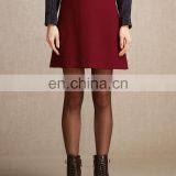 OEM Custom Made In China Fashion Zipper Red Mini Skirt Office Lady Love thumbnail-4