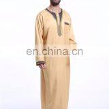 2017 EID Muslim Wear Men Abaya Chothes for Prey Men Maxi Thobe for Islamic thumbnail-4