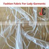 Wholesale JC AL8065 Polyester Spandex Chemical Lace Fabric for Wedding Dress thumbnail-2