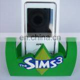 Handmade Custom Embossed Logo Soft Pvc Cellphone Holder Rubber Mobile Holder for Desktop