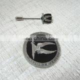 Epoxy Silver Metal Coin With Custom Design Eagle Shape Metal Challenge Souvenir Coin thumbnail-1