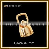 SA2434 Luxury Fashionable Metal Clothing real gold hardware For Bag