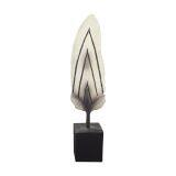 Hodisplay Indoor Decorative Crafts Home Decoration Resin Artificial Feather With Base thumbnail-3