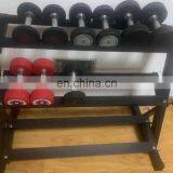 Fitness Equipment Round Head Black pu Barbell Plate thumbnail-6