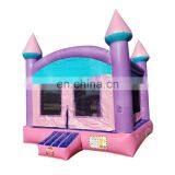 Pink and Purple Sparkling Princess Bounce House For Kids Birthday Party thumbnail-1