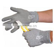 Factory Direct-13G HPPE+Fiberglass PU Coated 5 Level Cut Resistant Glove thumbnail-4