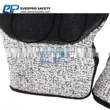 Anti Vibration HPPE Rubber Nitrile Sandy Coated Anti Impact Work Gloves thumbnail-5