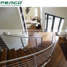 New Design Interior 304 Stainless Steel Pipe Stair Handrail thumbnail-4