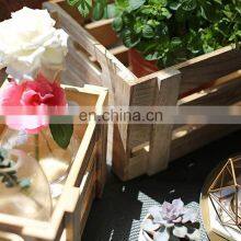 Decorative Storage Wooden Crates (Set of 3) Natural Perfect for Gardening Wedding Display Wooden Box thumbnail-3