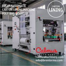 Carton Box Lining Machine Liner Placer Poly Bag Inserter thumbnail-4