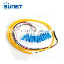 FTTH PVC/LSZH 12-ядерный ленточный пигтейл с разъемом SC/UPC, оптоволоконный фан-аута пигтейл, 12-ядерные пигтейлы thumbnail-4