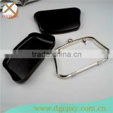 metal clutch frames with plastic shell cover for bags