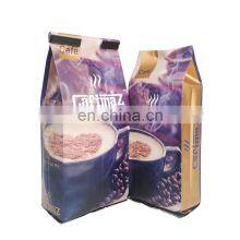 125g 250g Matte Coffee Alu Foil Packaging Pouches Food Grade Side Gusset Plastic Coffee Beans Bags With Valve and Tin Tie thumbnail-1