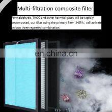 Smoke Formaldehyde Removal Hepa Air Purifier Smart Touch Screen Panel Home Air Cleaner thumbnail-2
