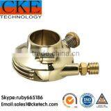Tolerance 0.005mm Customized Machined Brass Coffee Machine Spare Parts