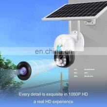 360 Wireless Surveillance PTZ IP Camera Solar Powered CCTV Security Cameras 4G Outdoor Solar Power Wifi Battery Camera V380 thumbnail-3