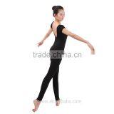 Ballet Short Sleeve Leotards, Latin Panty Spandex Unitards Dance thumbnail-2