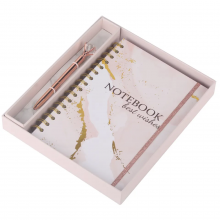 Custom Printing Hardcover Line Journal Box Sets A5 Diary Notebook Gift Set thumbnail-4