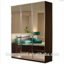 Customization Mirror Door Wooden Wardrobe Tidy Armoire thumbnail-1