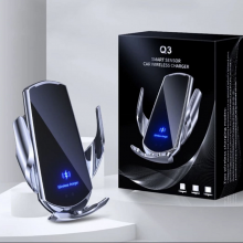 Smart Sensor 15W Car Wireless Charger Airvent for Phone Holder Mount Fast Wireless Car Charger Universal Charging for All Phones thumbnail-1